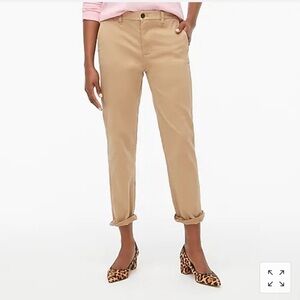 J. Crew Factory High Rise Girlfriend Chino Pant AD156 Khaki 6